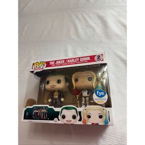 Funko Pop! DC Heroes Suicide Squad The Joker & Harley Quinn 2 Pack Fye Exclusive